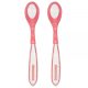 Kikkaboo Boo etetőkanál hőérzékelős szilikon 2db pink