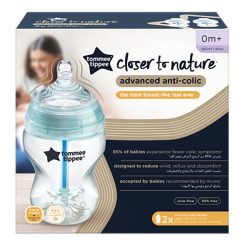   Tommee Tippee cumisüveg duo Advanced anti colic türkiz 260 ml