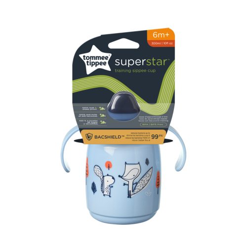 Tommee Tippee itatópohár - Superstar Training Sippee Cup csőrös 300ml 6hó kék