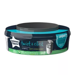   Tommee Tippee pelenkacsomagoló utántöltő - Twist and Click és Sangenic TEC citrus 1 db