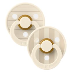   BIBS játszócumi - Studio PIN Colour natúr kaucsuk 6-18 hó vanília mix 2 db