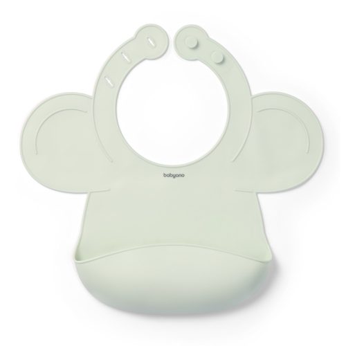 BabyOno előke szilikon állítható menta 1639/03