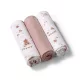 BabyOno textilpelenka színes 3db bambusz barna 397/15