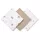 BabyOno textilpelenka színes 3db taupe macimintás 348/15