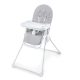 Kinderkraft etetőszék Binci világosszürke