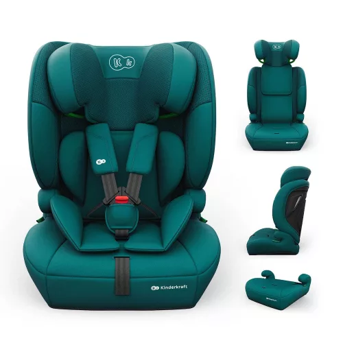 Kinderkraft gyerekülés és ülésmagasító Comfort Up II PLUS i-Size 76-150cm zöld