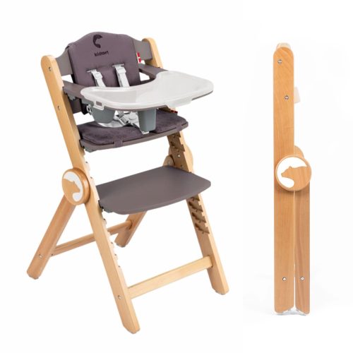 Kidnort etetőszék Drömmer unique natúr sötétbarna