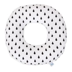 Ceba szülés utáni ülőpárna - Fánk csepp fekete-fehér
