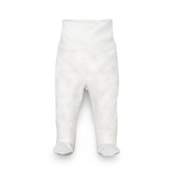 Kenguru Gold nadrág talpas pamut ecrü printed 56-62