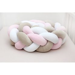   Scamp rácsvédő fonott 210cm Fehér-Bézs-Rózsaszín RFT001 210CM