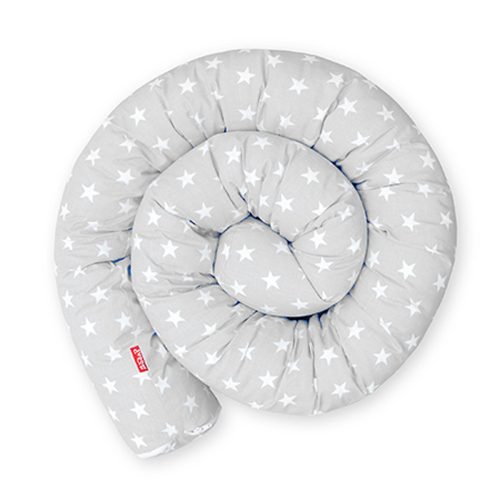 Scamp rácsvédő hengerpárna 180cm Csillag szürke BRVE012 180CM