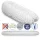 Scamp szoptatós párna univerzális pamut Little Clouds Grey White SZPE220