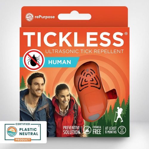 Tickless Human kullancsriasztó ultrahangos kikapcsolható  orange