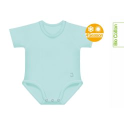   J Bimbi kombidressz 0-36 hó biopamut 4 Seasons aqua zöld 12025