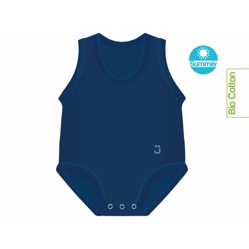 J Bimbi kombidressz 0-36 hó biopamut Summer sötétkék 12031