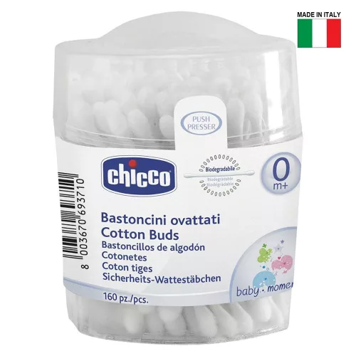 Chicco fültisztító pamut 160db