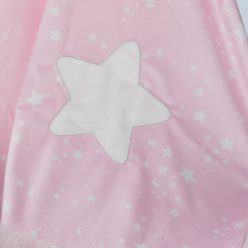   Gamberritos takaró plüss 80x110cm csillagos rózsaszín 10721