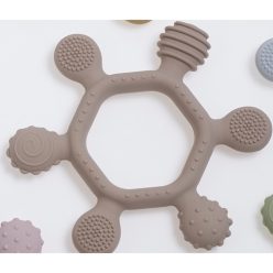 Gamberritos rágóka szilikon barna 11021