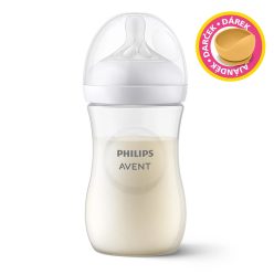   Philips AVENT cumisüveg Natural Response 260ml - most Petite and Mars szilikon tálkával