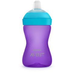   Philips AVENT itatópohár puha csőrös harapásálló 300ml 9hó lányos