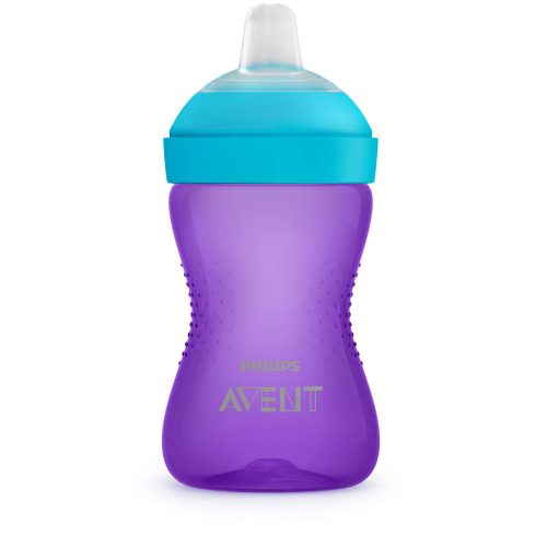 Philips AVENT itatópohár puha csőrös harapásálló 300ml 9hó lányos