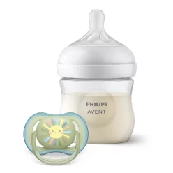   Philips AVENT cumisüveg Natural Response 125ml és Ultra Air 0-6hó játszócumi