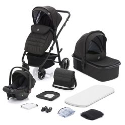   Fill multifunkciós babakocsi Jaguar sötétszürke melange 775-17