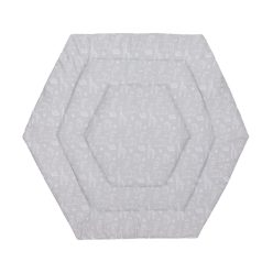   Fillikid betét hatszögletű utazójárókába 124cm átmérőjű szürke Safari 1121-77