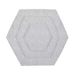   Fillikid betét hatszögletű utazójárókába 124cm átmérőjű szürke Safari 1121-77