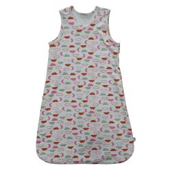   Soffi Baby ujjatlan hálózsák bélelt pamut felhős rózsaszín 68-74