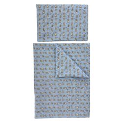   Soffi Baby ágynemű szett 2 részes 135x90 - 40x60cm Hód kék