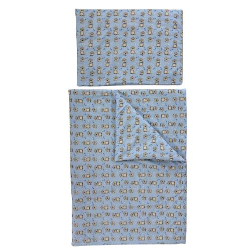 Soffi Baby ágynemű szett 2 részes 135x90 - 40x60cm Hód kék