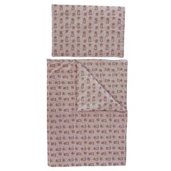   Soffi Baby ágynemű szett 2 részes 135x90 - 40x60cm Hód rózsaszín