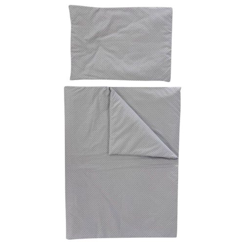 Soffi Baby ágynemű szett 2 részes 135x90 - 40x60cm apró csillag mintás szürke