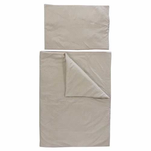 Soffi Baby ágynemű szett 2 részes 135x90 - 40x60cm apró csillag mintás bézs
