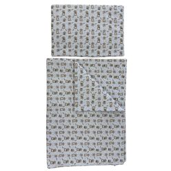   Soffi Baby ágynemű szett 2 részes 135x90 - 40x60cm Hód fehér