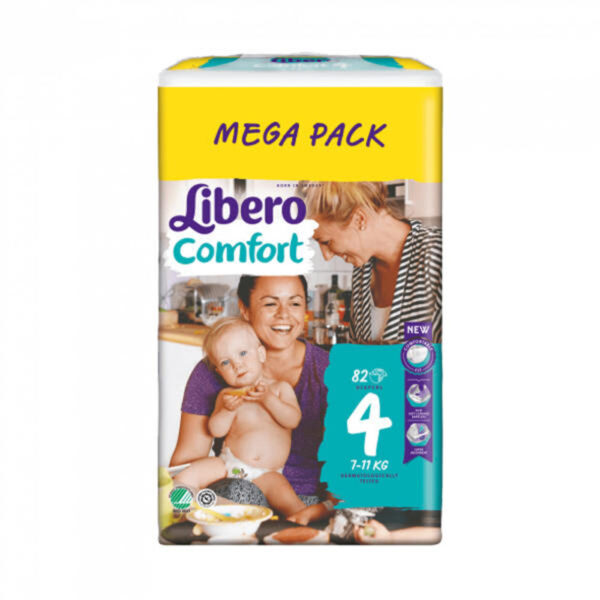 Libero Comfort 4 Mega Pack 7-11kg 82db
