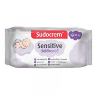 Sudocrem törlőkendő sensitive 55db-os