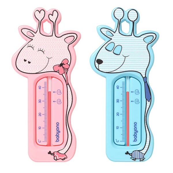 BabyOno vízhőmérő zsiráf rózsaszín/kék