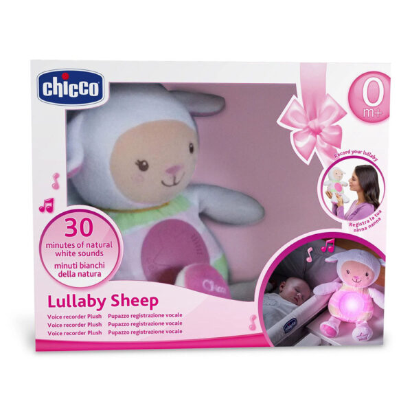 Chicco éjjeli fény zenélő Lullaby sheep bárány pink