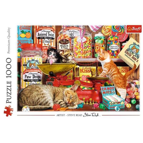 Trefl: Macska édesség 1000 darabos puzzle