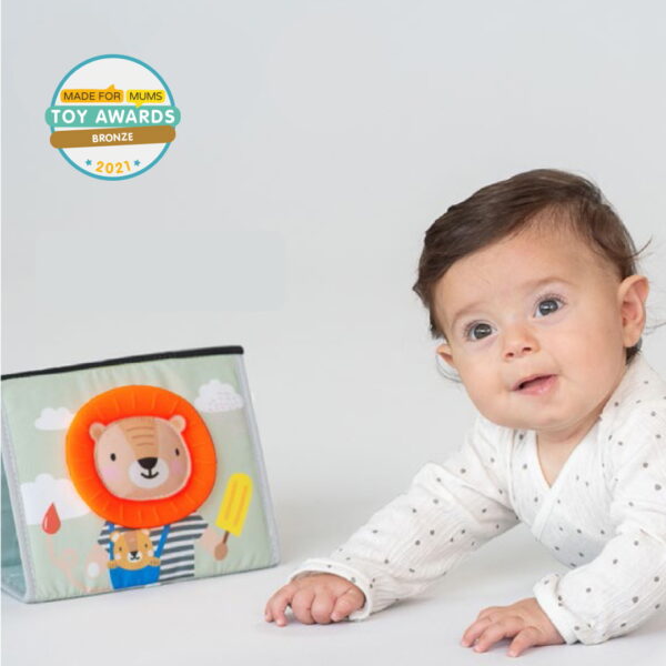 Taf Toys bébikönyv - puha Tummy-Time Szavanna