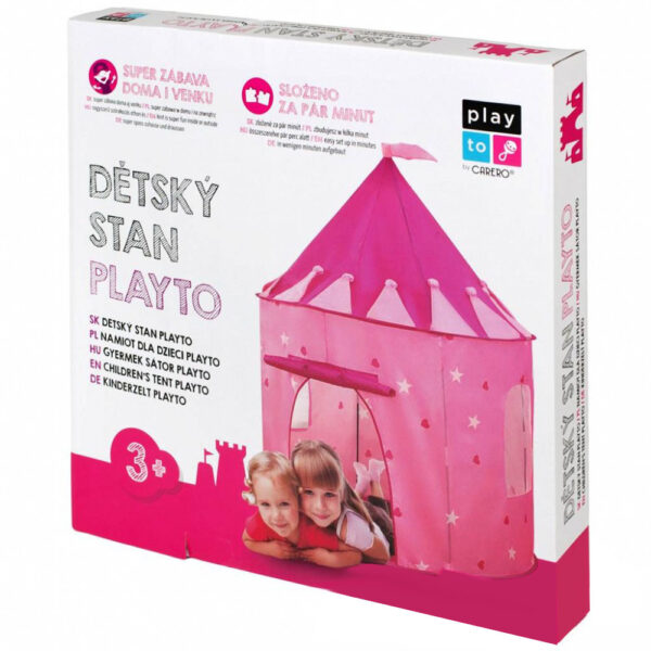PlayTo gyermek sátor vár rózsaszín