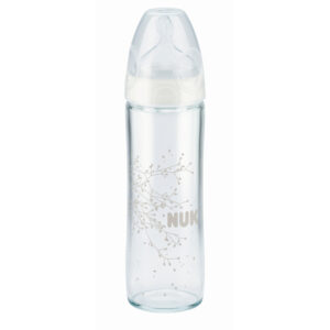 NUK cumisüveg New Classic üveg 240ml, szilikon etetőcumival