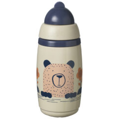 Tommee Tippee itatópohár - Superstar Insulated Straw Cup szívószálas hőtartó 266ml 12hó drapp
